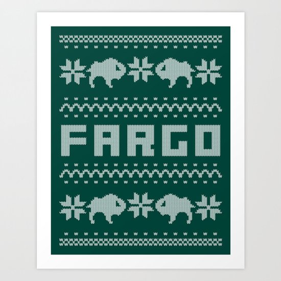 Fargo Sweater Art Print