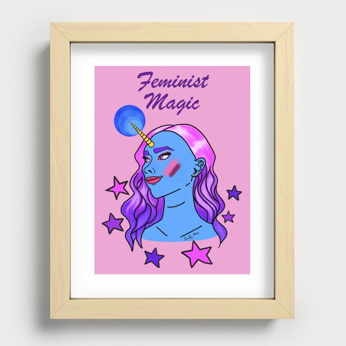 Feminist Magic Recessed Framed Print