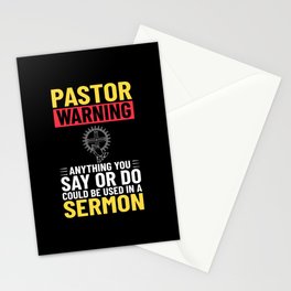 Pastor Church Minister Clergy Christian Jesus Stationery Card