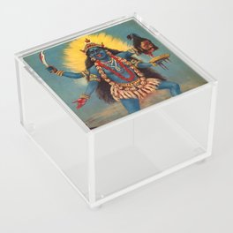 Goddess Kali by Raja Ravi Varma Acrylic Box