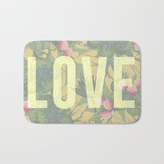 Love and Peaches Bath Mat