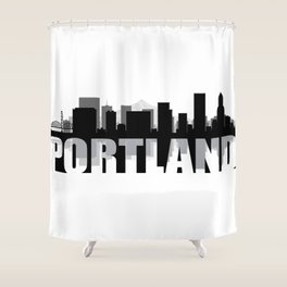 Portland Shower Curtains Society6