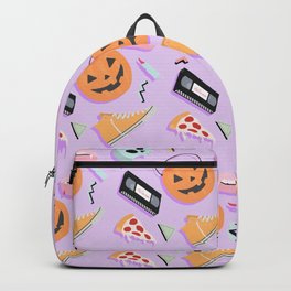 90s Halloween Pumpkin Childhood Print   Backpack