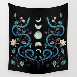 Serpent Moon Wall Tapestry