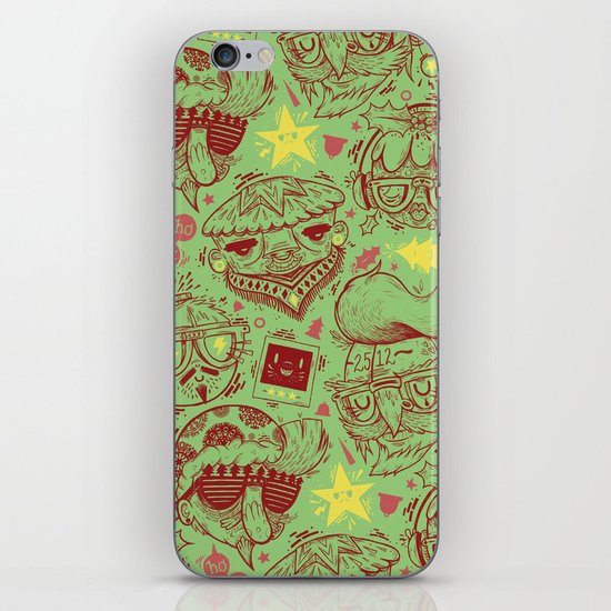 Have a Hipster Christmas! iPhone & iPod Skin