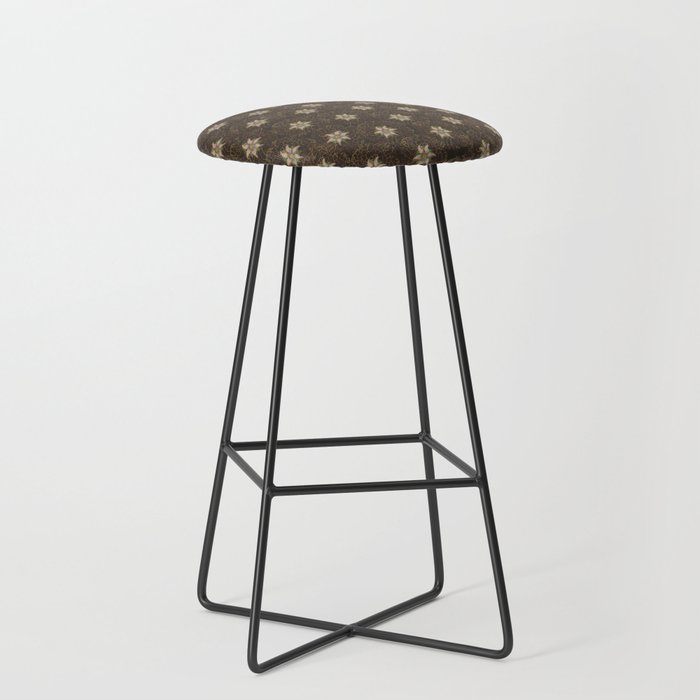 Stella Bar Stool, Edelweiss Alpinestar Stella Alpina Bar Stool By Patriziaambrosini Society6