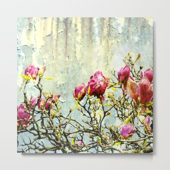 OPPOSITE LOVE - Rusted Magnolia Tree - (decrepit beauty) Metal Print
