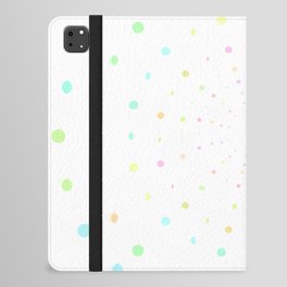 Cool Tone Joyful Dots iPad Folio Case