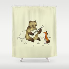 Bear & Fox Shower Curtain