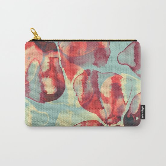 Ink Flowers Carry-All Pouch