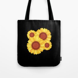 Sunflower Florist Flowers Tote Bag