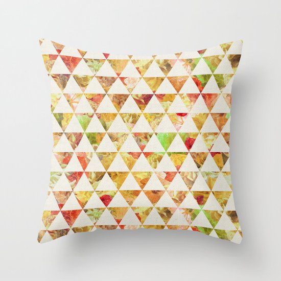 FLORAL FLOWWW SUN Throw Pillow