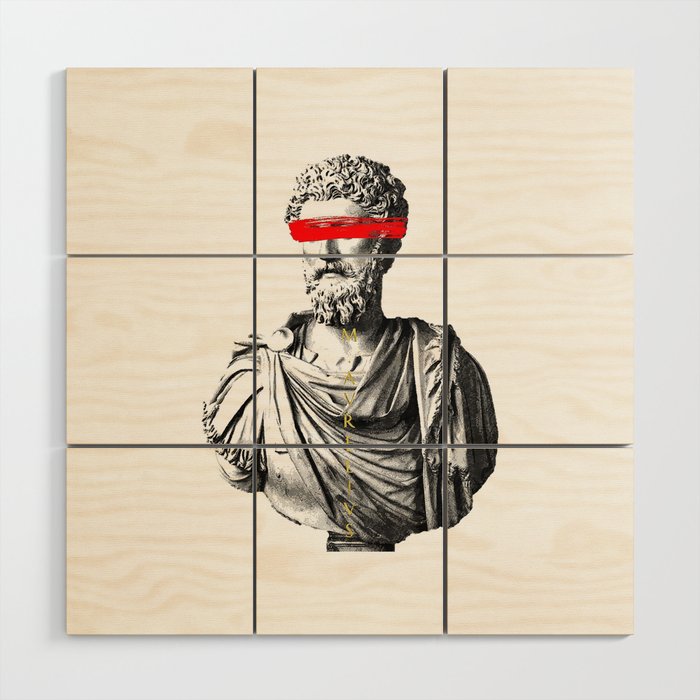 Marcus Aurelius Wood Wall Art
