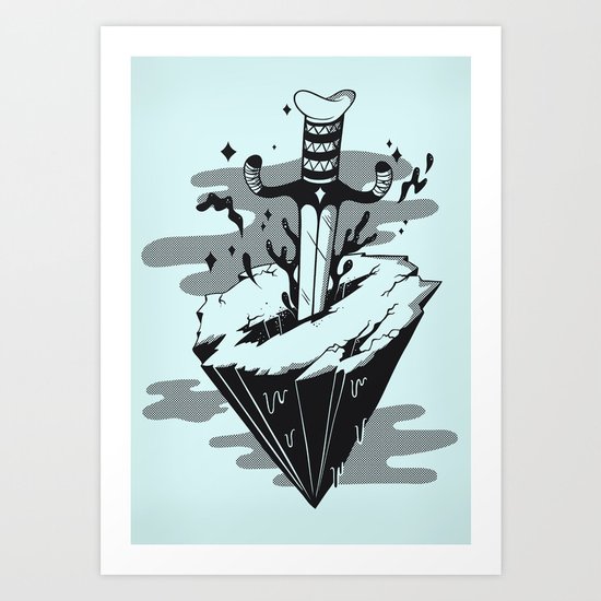 Releasing Dark Matter Art Print
