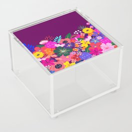 Wildflower garden Acrylic Box