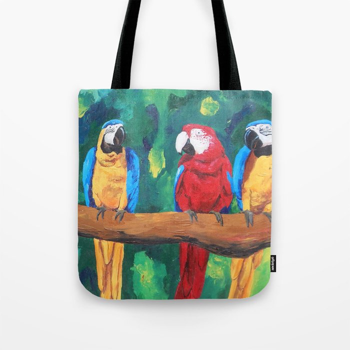 Parrots Tote Bag