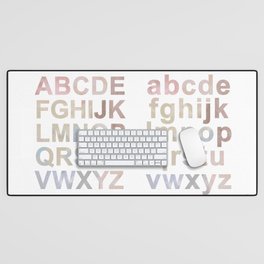 Alphabet Desk Mat