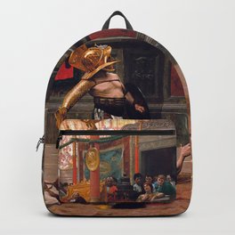 Jean-Léon Gérôme - Pollice Verso (Thumbs Down) Backpack | Academicart, Canvas, History, Old, Illustration, Poster, Decor, Painting, Artprint, Vintage 
