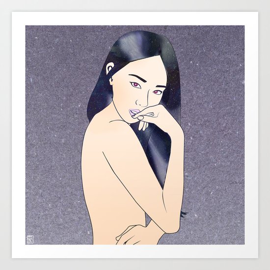 Restless Art Print