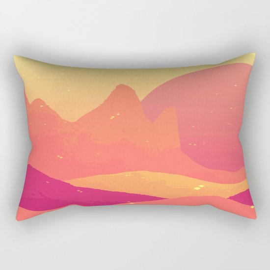 we could be mountains Rectangular Pillow