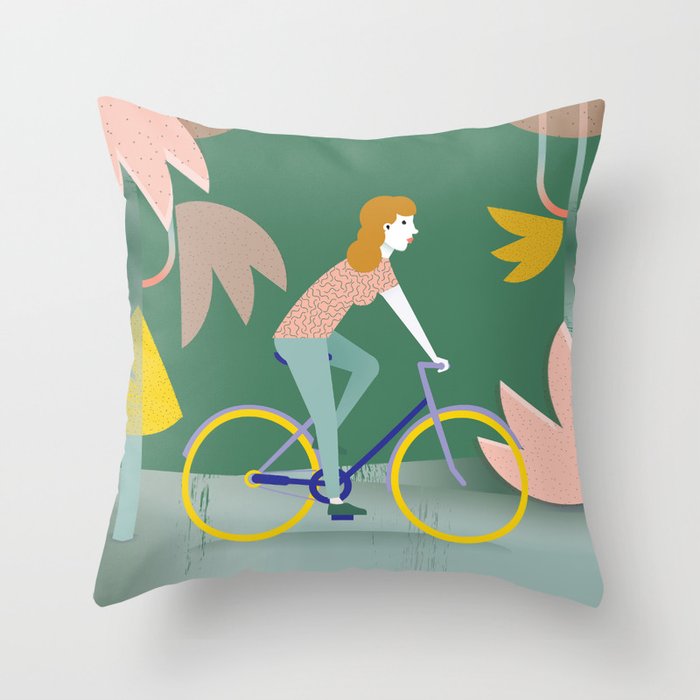 Welcome spring! Throw Pillow