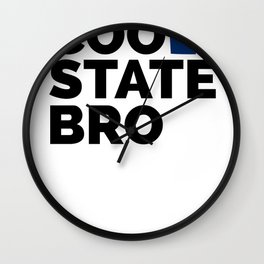 Cool State Bro - Delaware Wall Clock