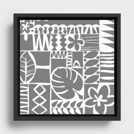 Chachani - Gray Framed Canvas