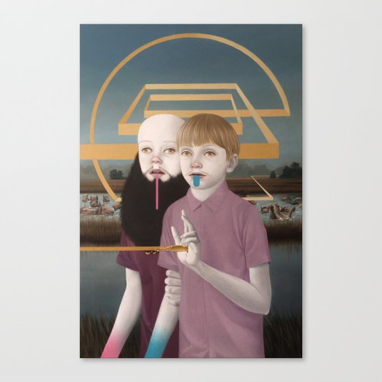"Allegory of Two Nonconsecutive Brothers" Canvas Print