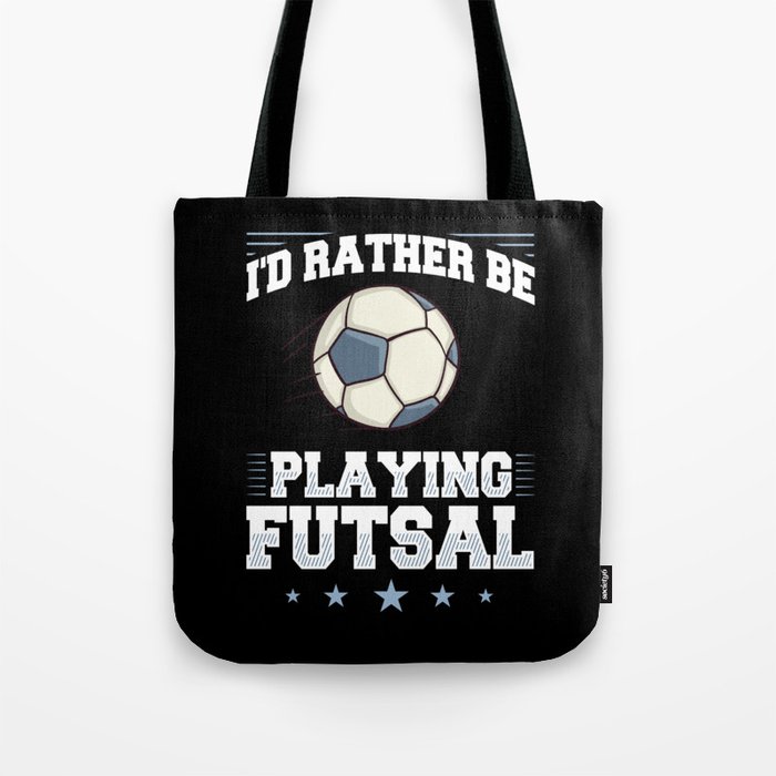 Futsal Soccer Ball Court Goal Training Player Tote Bag