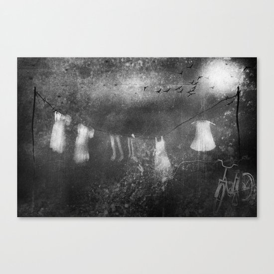 A view from the window Canvas Print