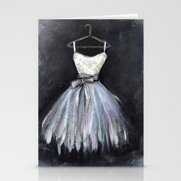 Ballerina Dress 2 - Painting Stationery Cards