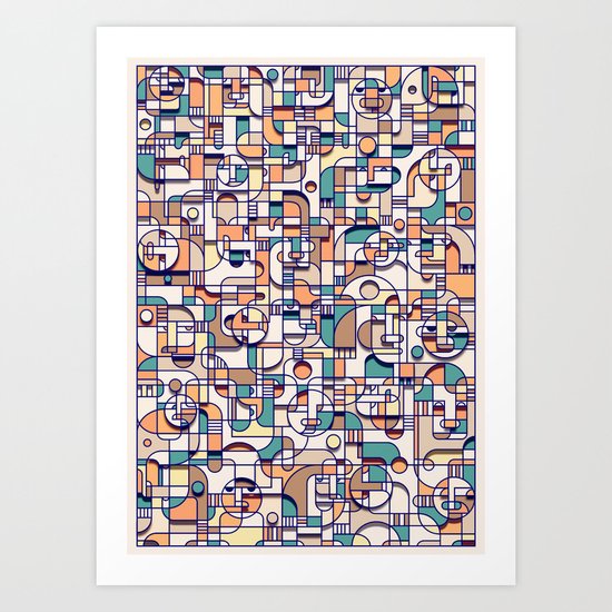 HUMAN BEINGS Art Print