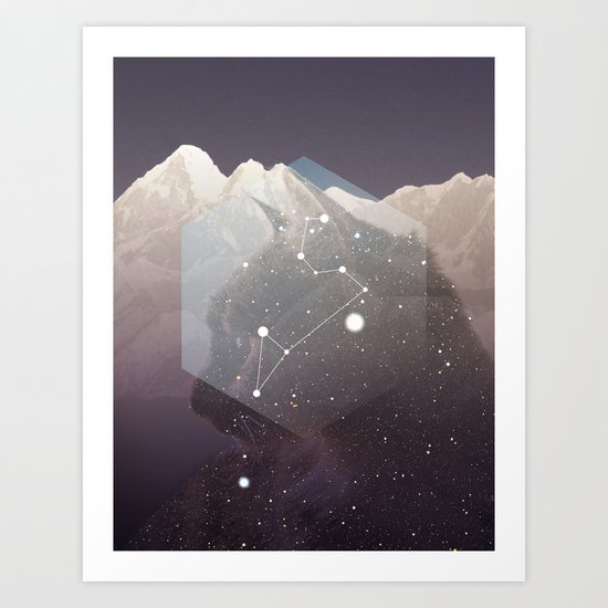 Cosmic Cat Art Print
