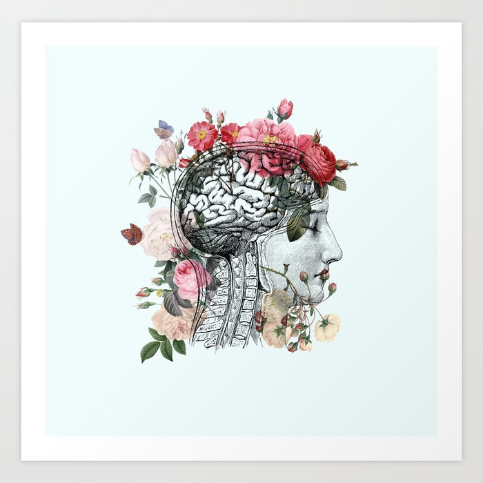 Beautiful Brain Art Print