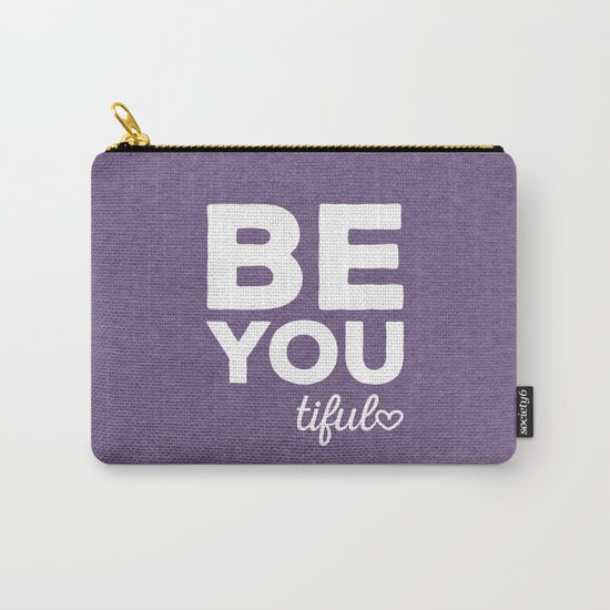 Be-You-Tiful Positive Quote Carry-All Pouch