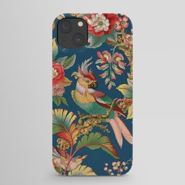 Antique French Chinoiserie in Blue iPhone Case