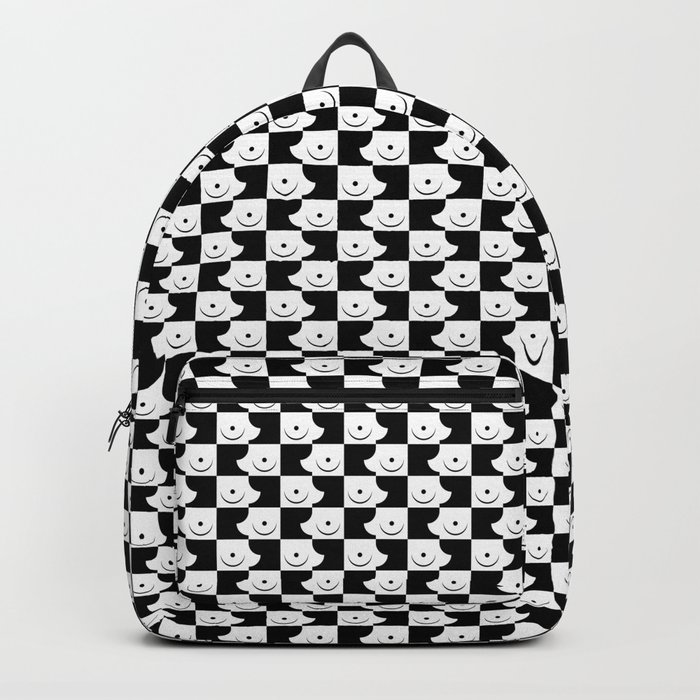 Streapchess_01 | Black and White Backpack