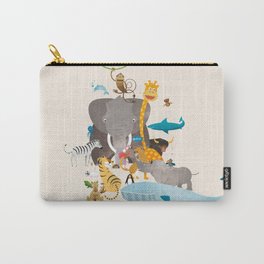 Kids Room Animals – Illustration for the sleeping room of girls and boys Carry-All Pouch