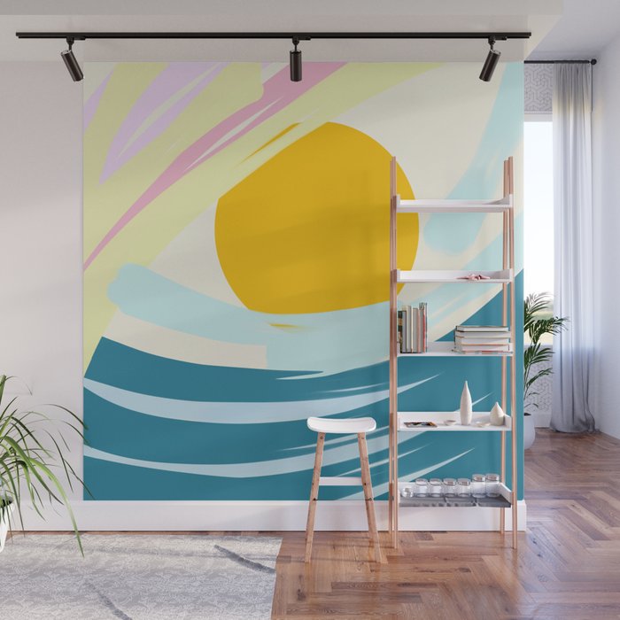 Abstract Sunrise (D205) Wall Mural