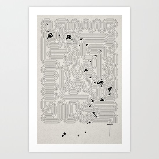 Zen Garden. Art Print