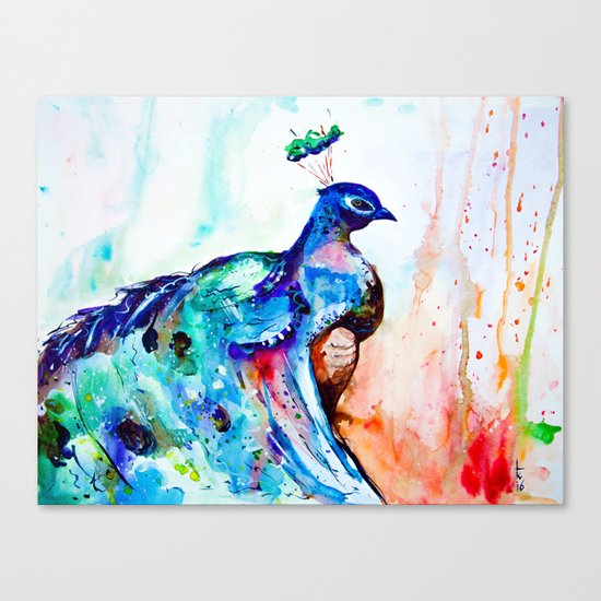 peacock Canvas Print