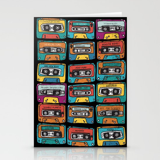 MIXTAPE - ANALOG zine Stationery Cards