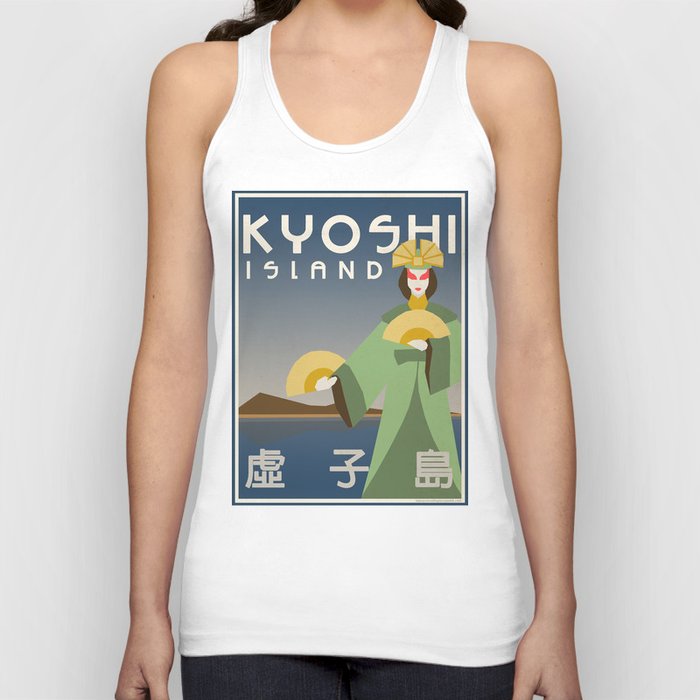 Kyoshi Island Travel Poster Tank Top