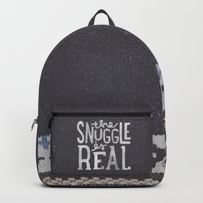 the snuggle is real Backpack