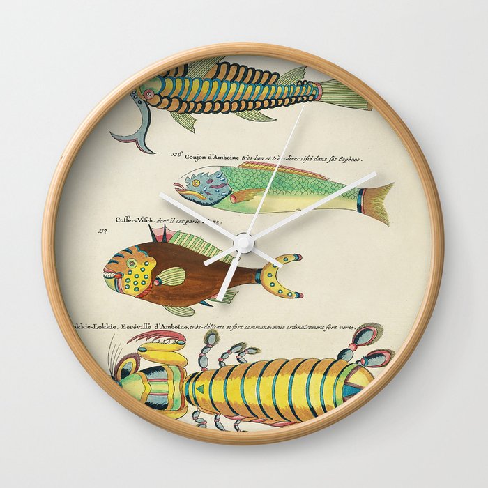 fish Wall Clock