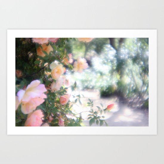 enchanted garden Art Print