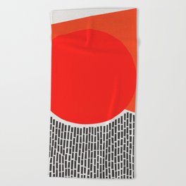 Sunshine And Rain Abstract Beach Towel