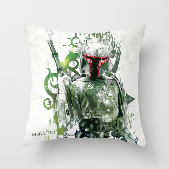 Star Wars _ Boba Fett Throw Pillow