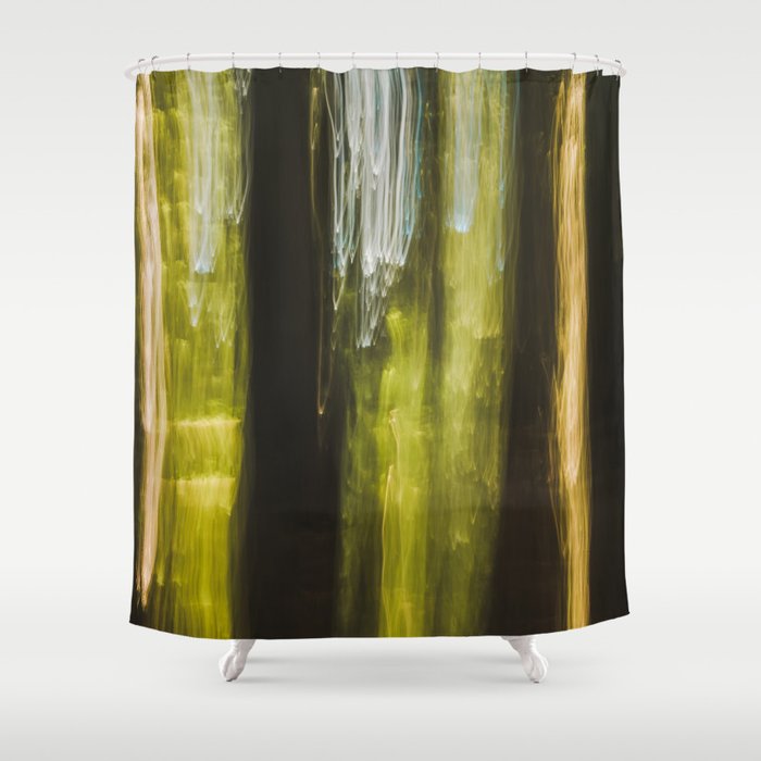 Nature Abstraction - Cedar Forest Shower Curtain