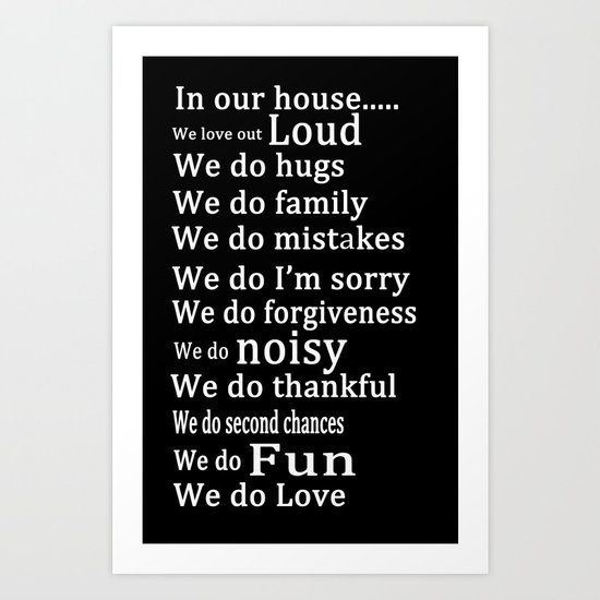 Our house 2 Art Print